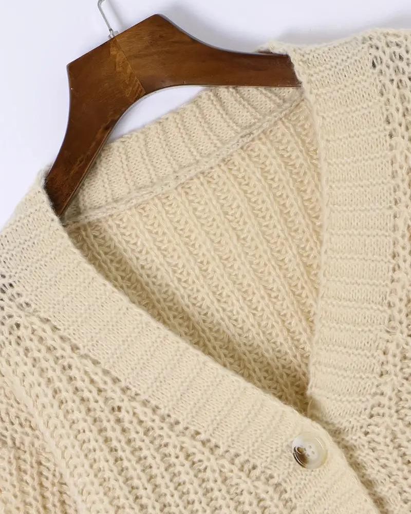 Cárdigan de Punto Grueso