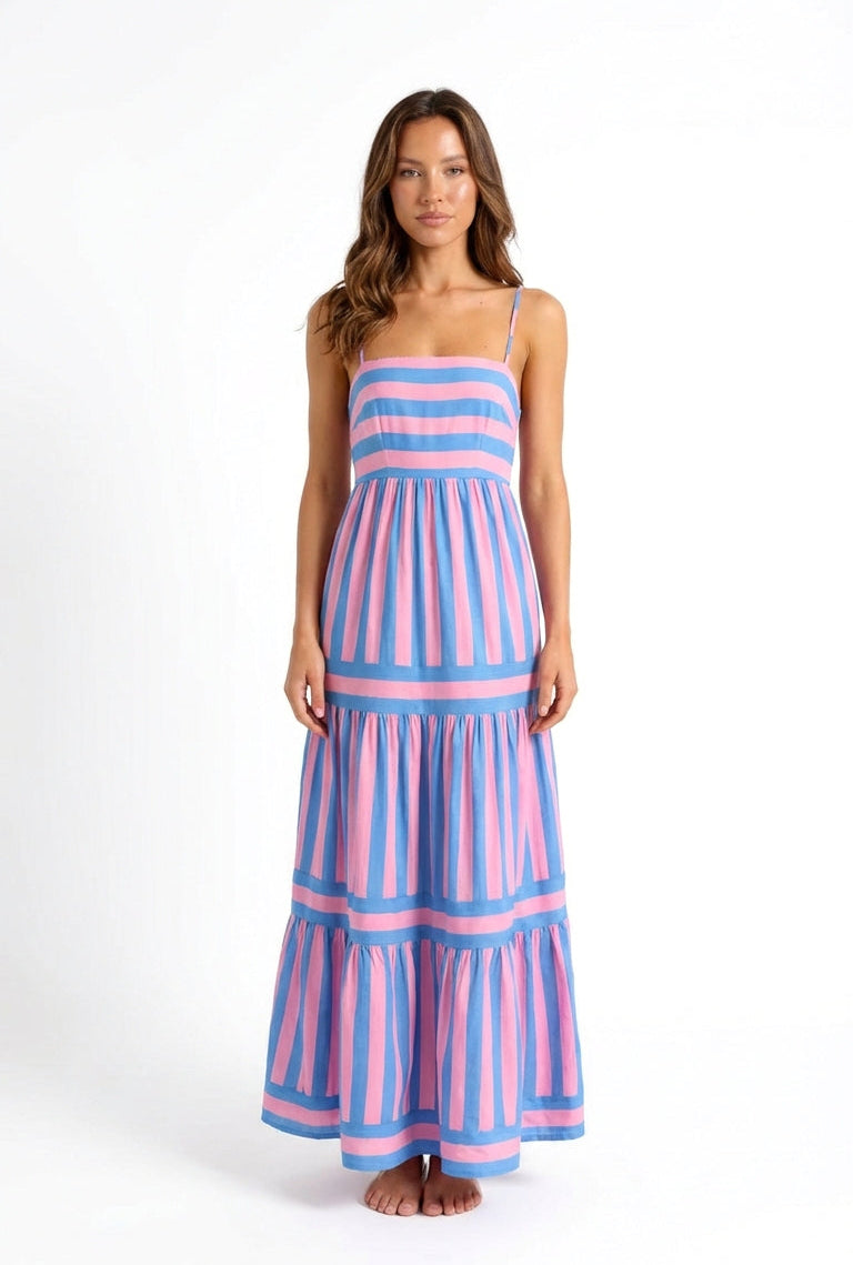 Vestido Maxi Rayas