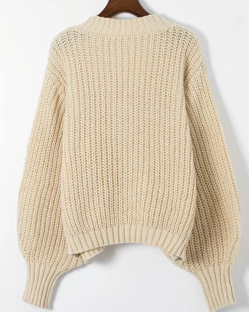 Cárdigan de Punto Grueso