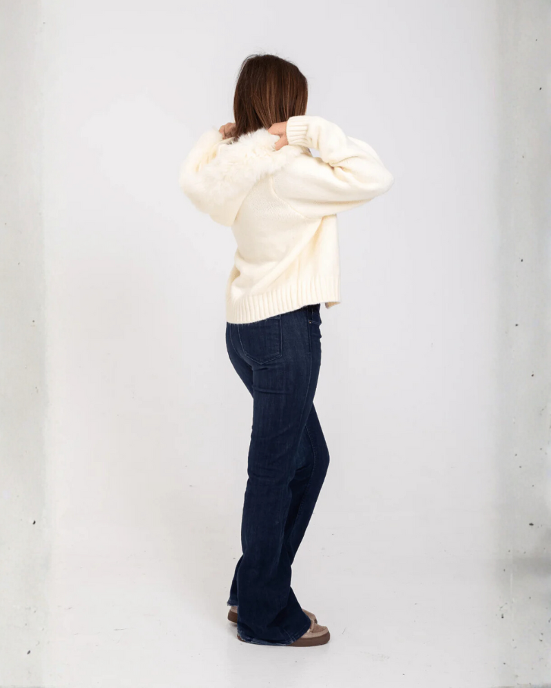 Jersey de Punto con Capucha