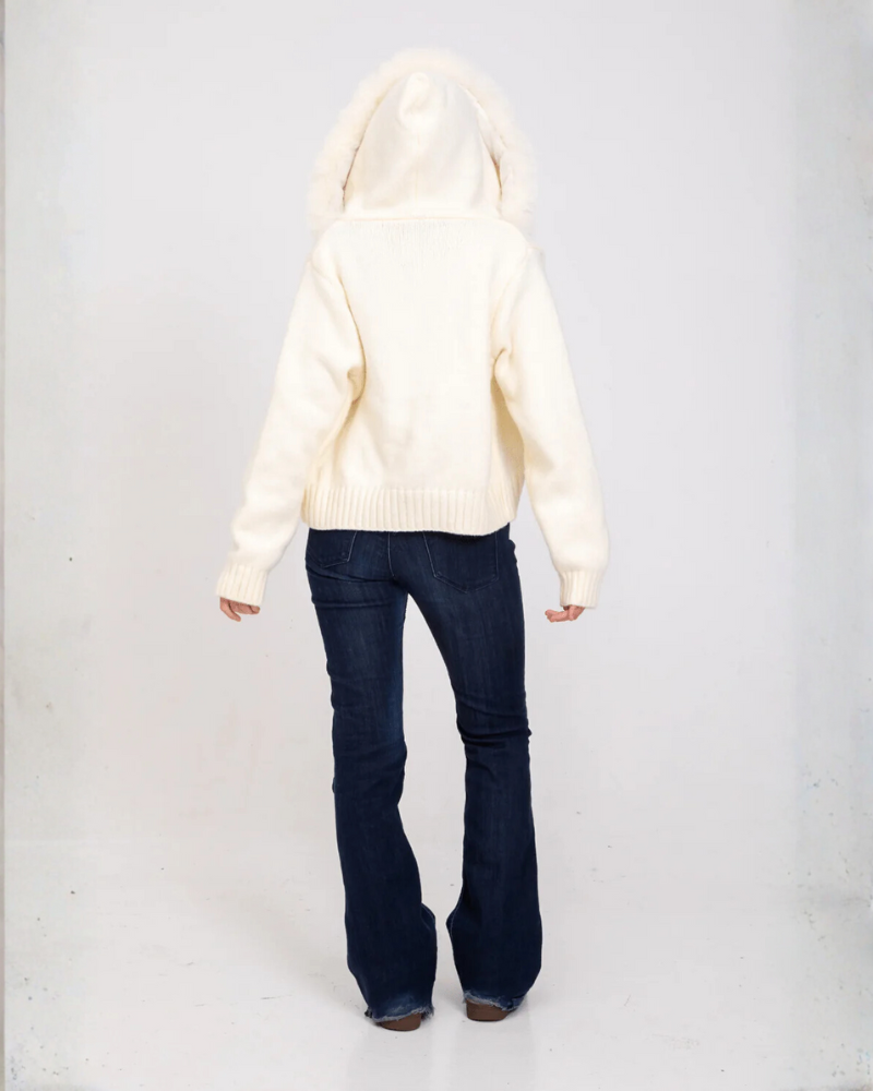 Jersey de Punto con Capucha