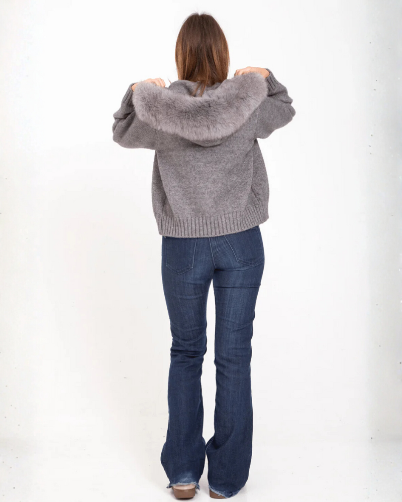 Jersey de Punto con Capucha