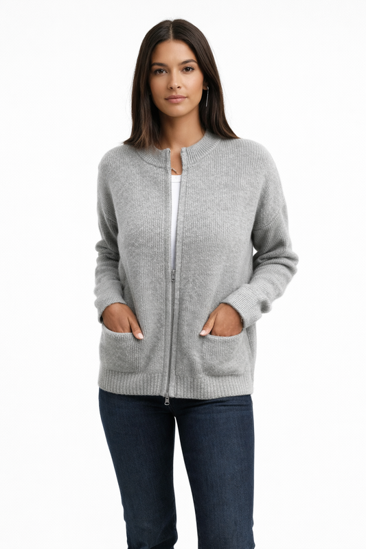 Jersey de Punto con Cremallera