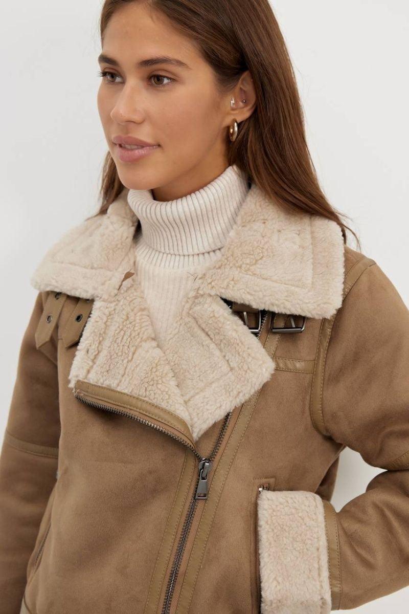 Chaqueta Estilo Aviador con Doble Forro
