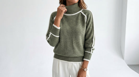 Jersey de Punto Cuello Alto