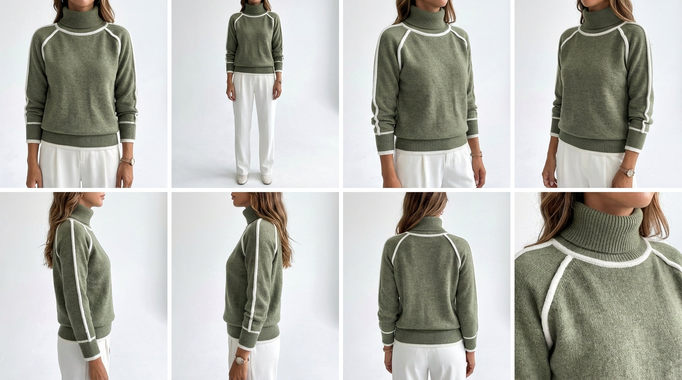 Jersey de Punto Cuello Alto