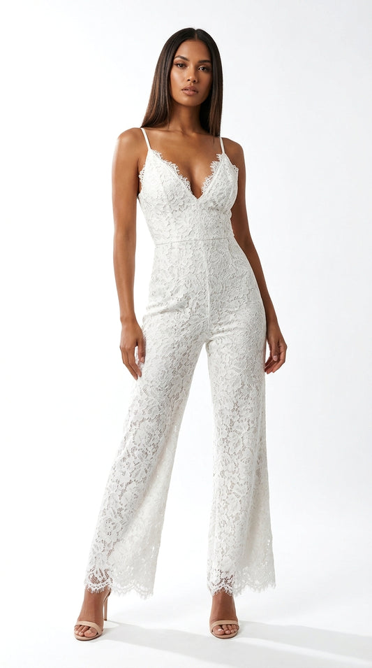 Mono de Encaje Negro Elegance