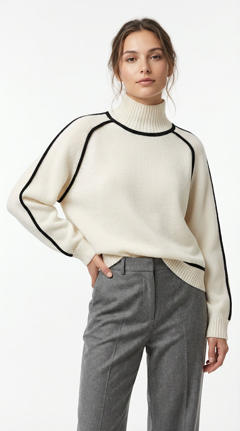 Jersey de Punto Cuello Alto