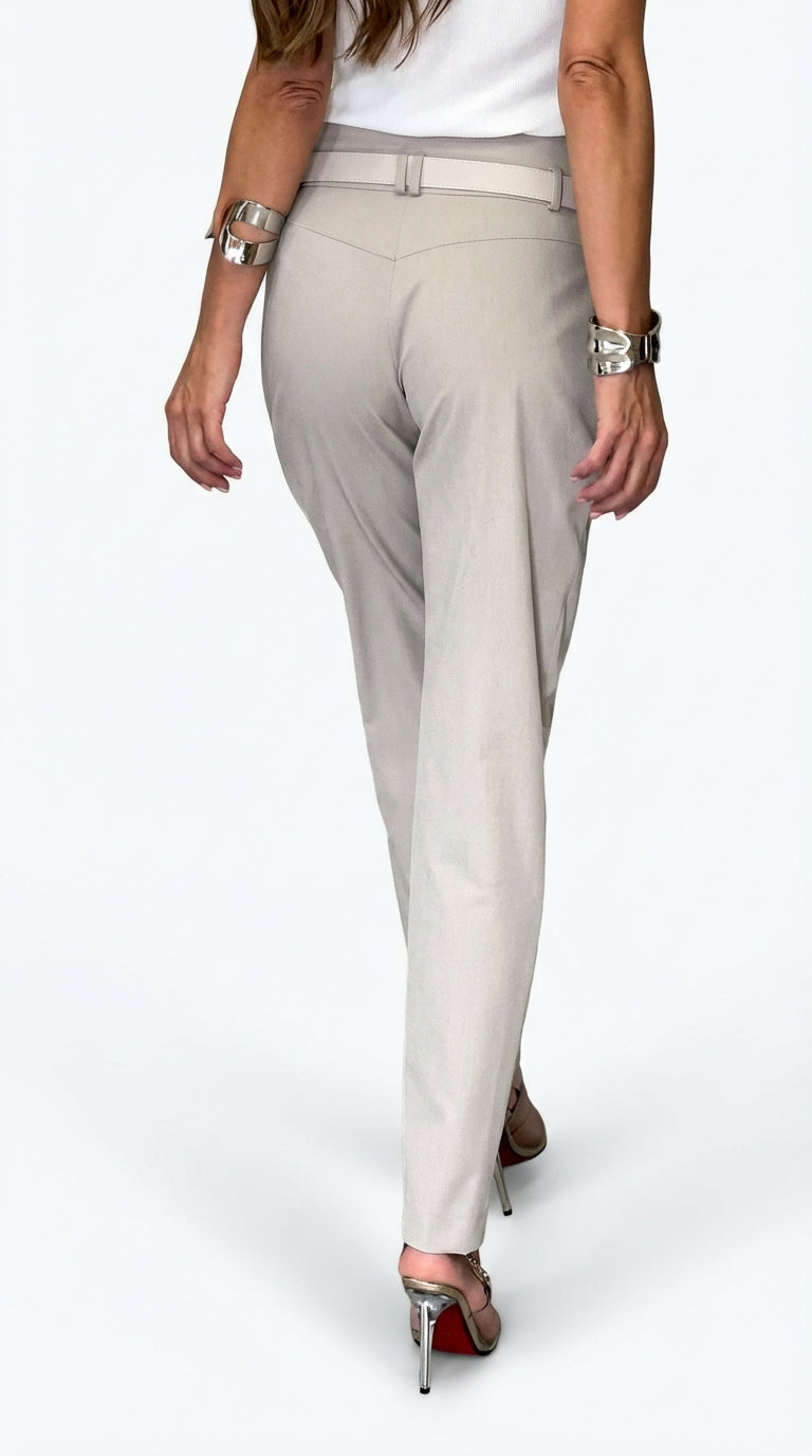 Pantalón Asimétrico Elegance Beige