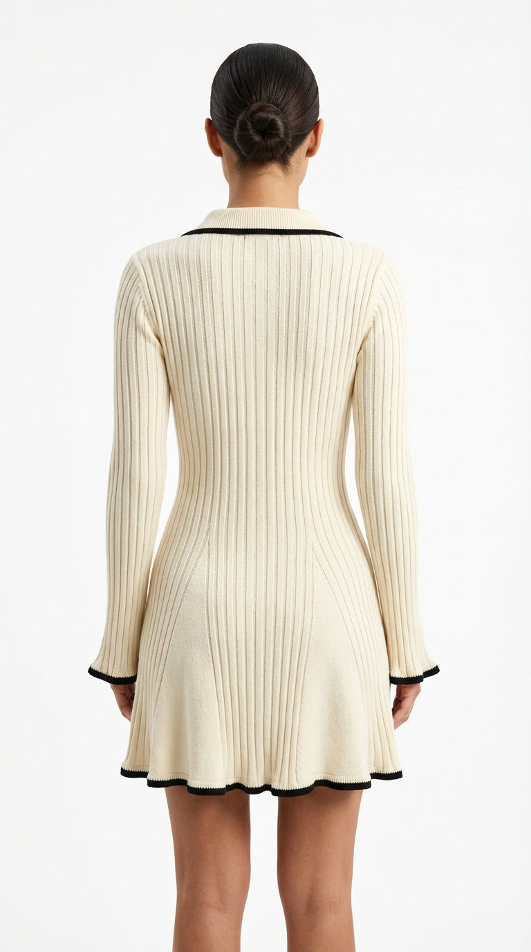 Vestido de Punto Canalé