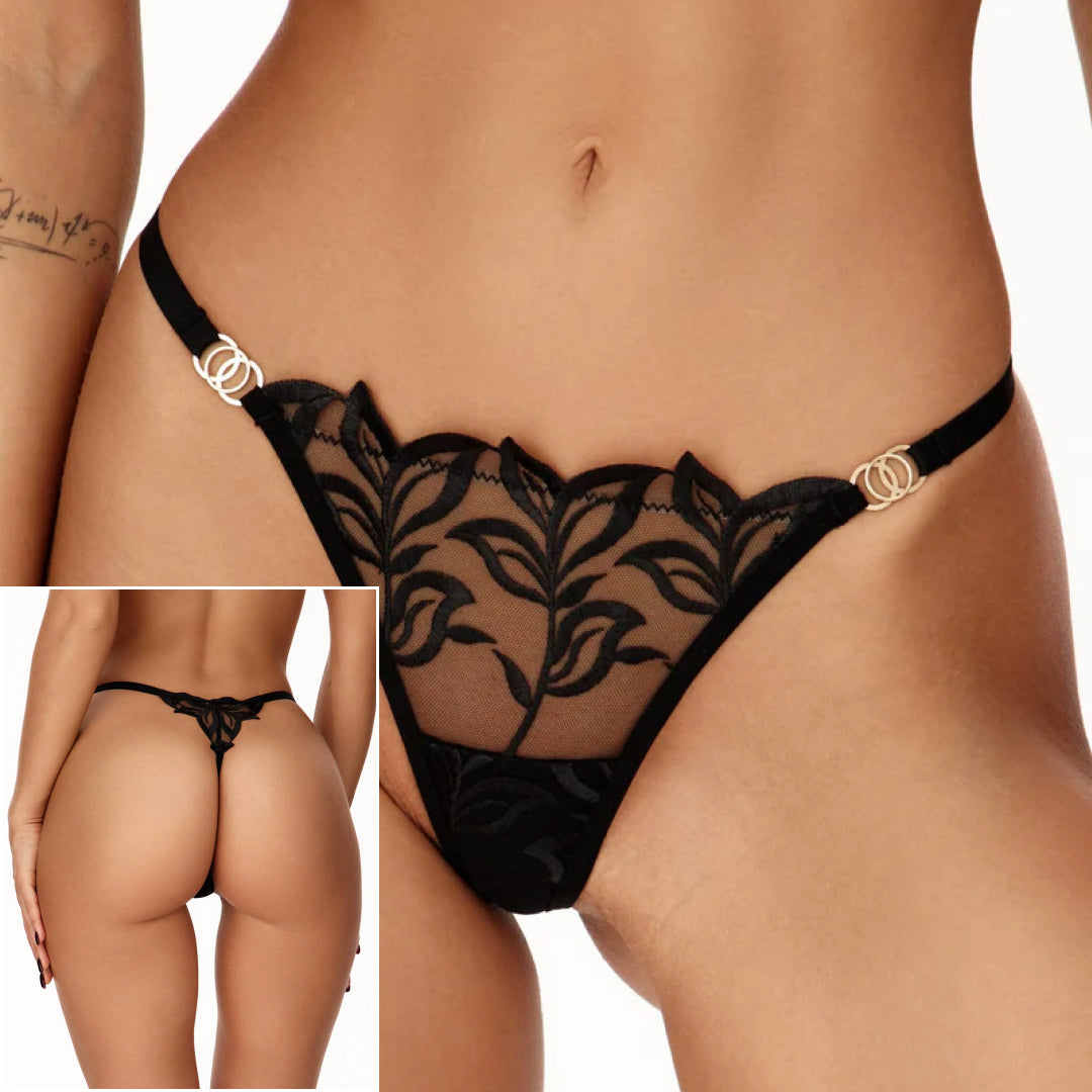 Pack de 5 Tangas Negros