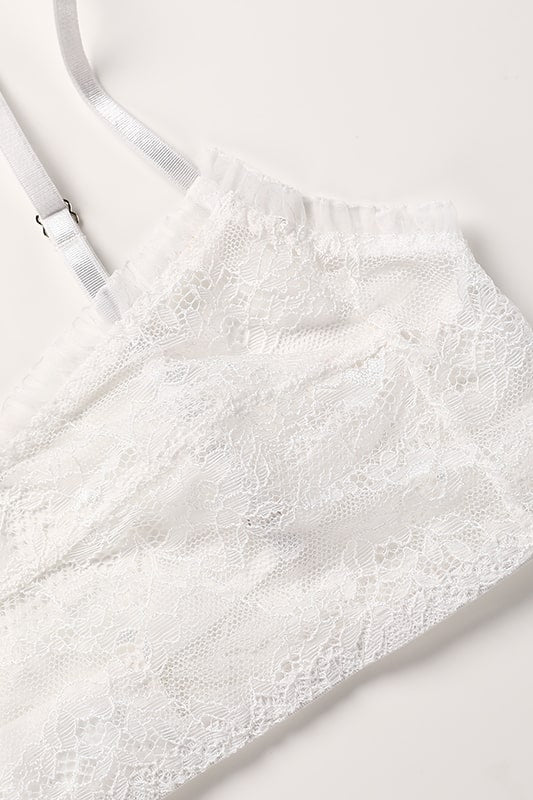 Conjunto de Lencería de Encaje Suave