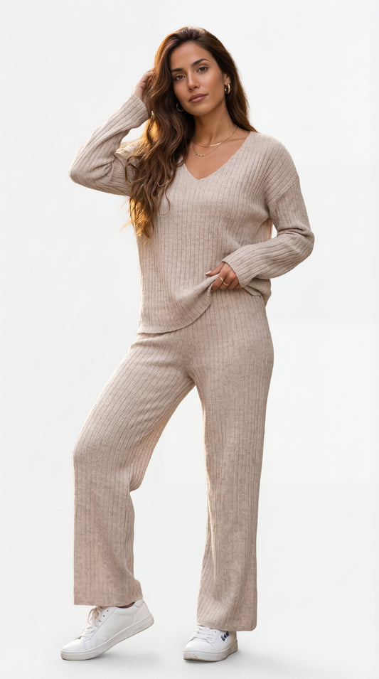 Conjunto de Punto Acanalado
