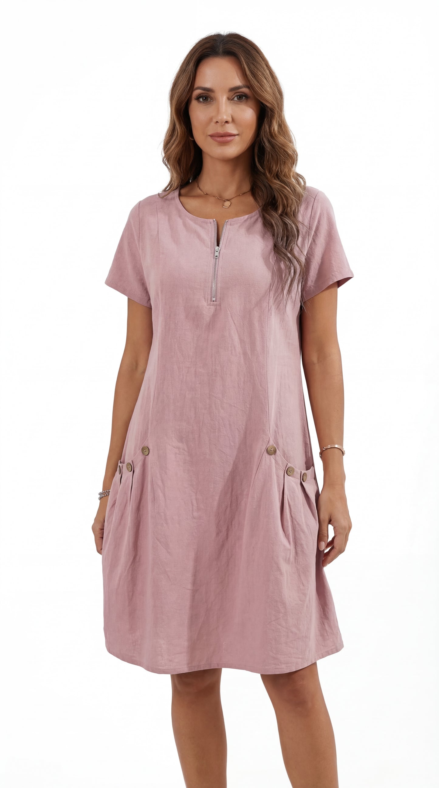 Vestido Formal con Cremallera