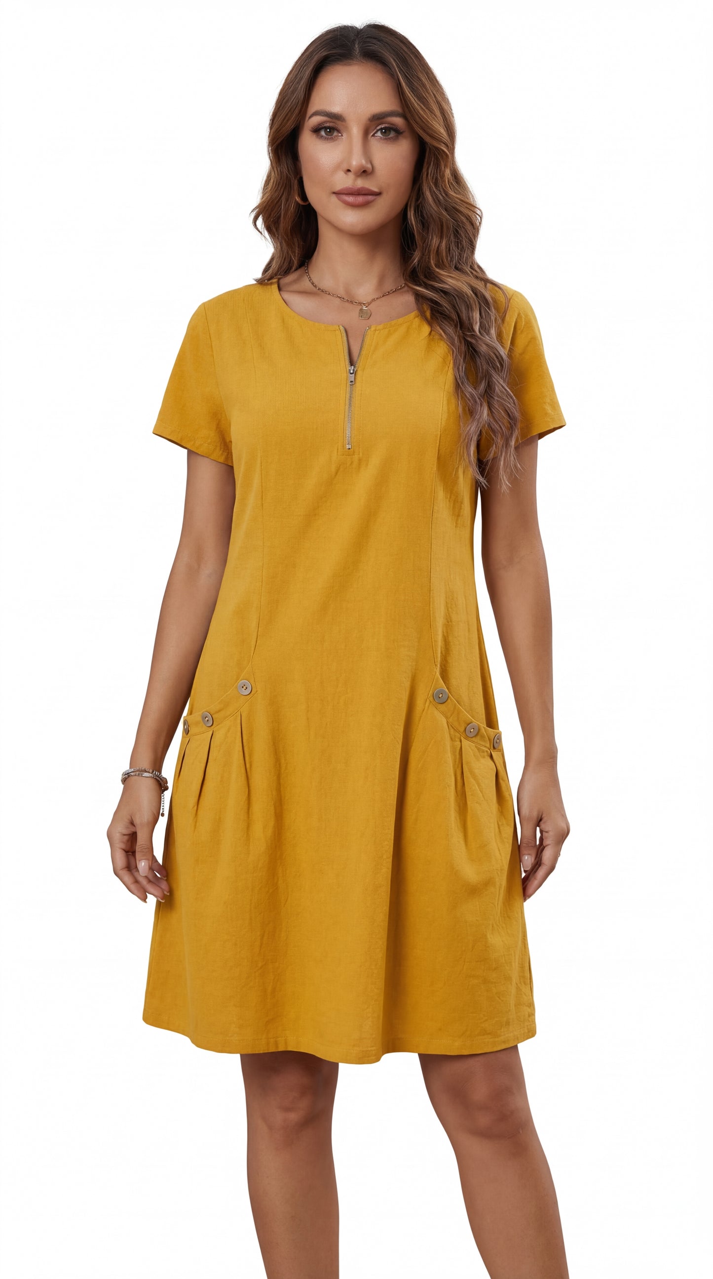 Vestido Formal con Cremallera