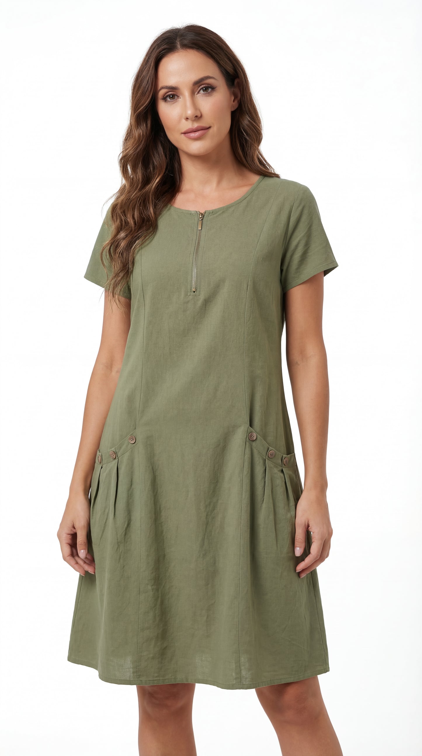 Vestido Formal con Cremallera