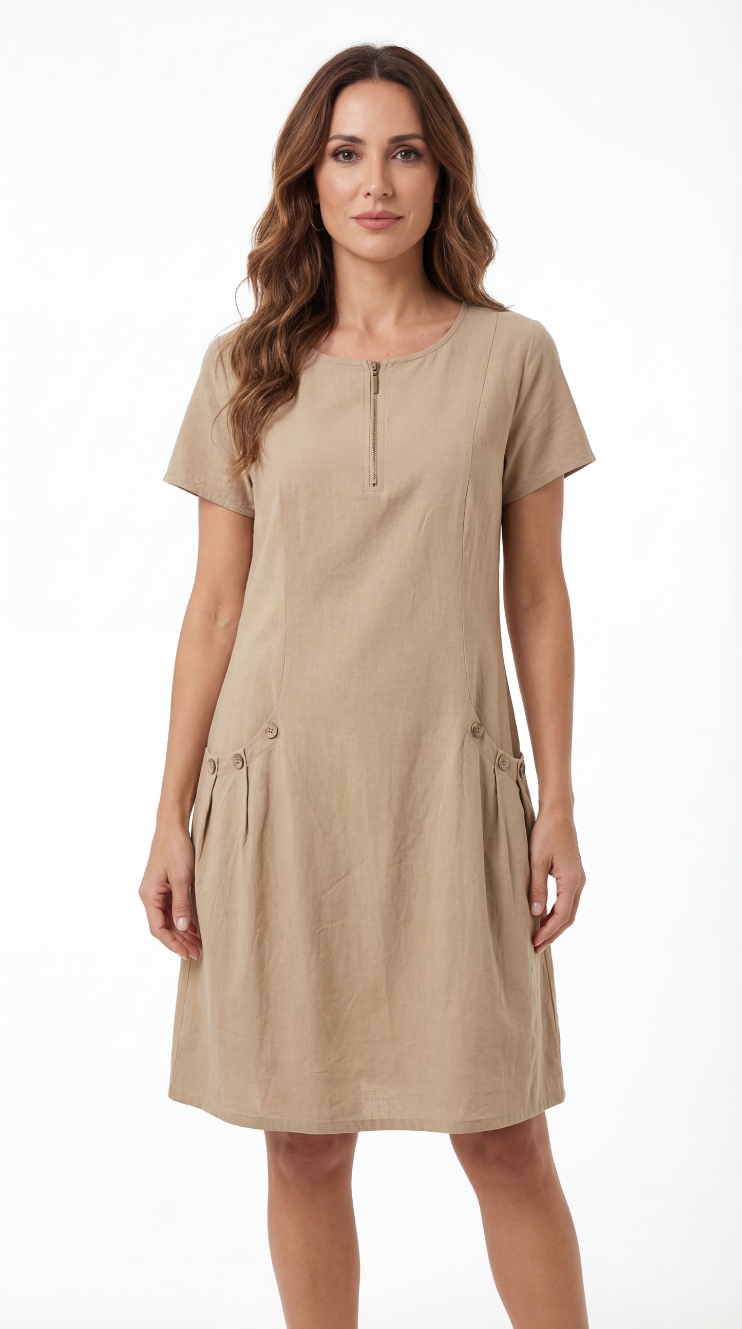 Vestido Formal con Cremallera