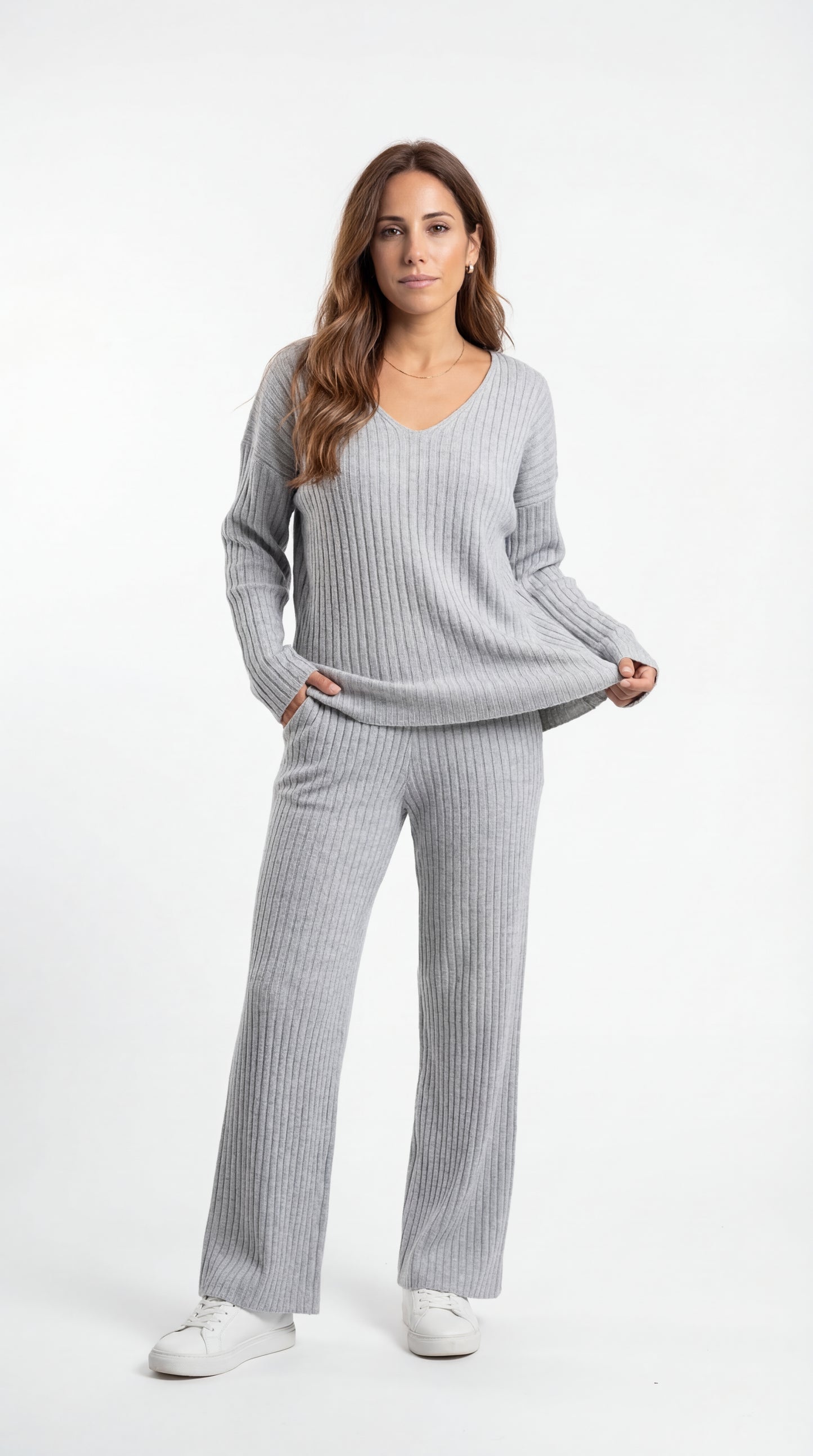 Conjunto de Punto Acanalado