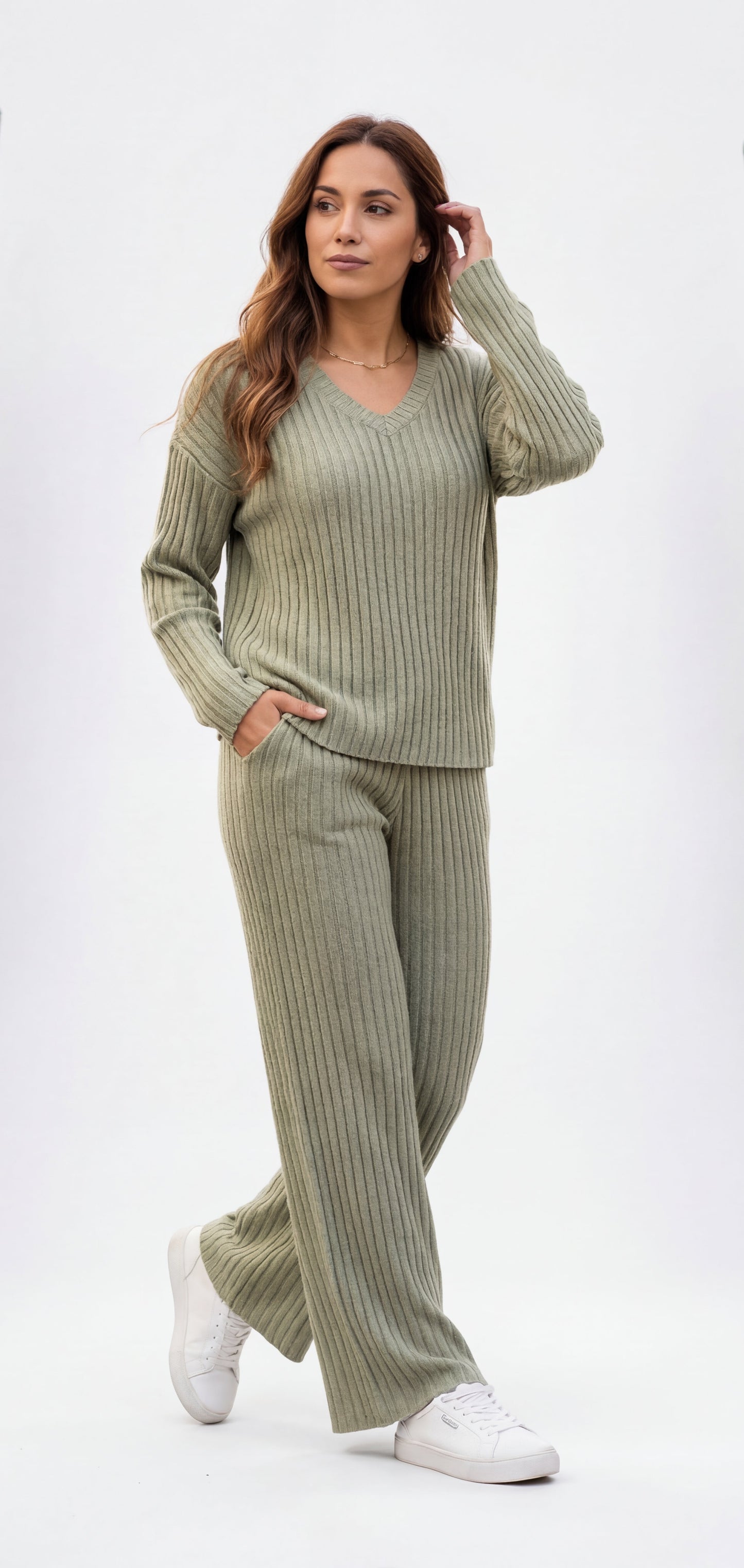 Conjunto de Punto Acanalado