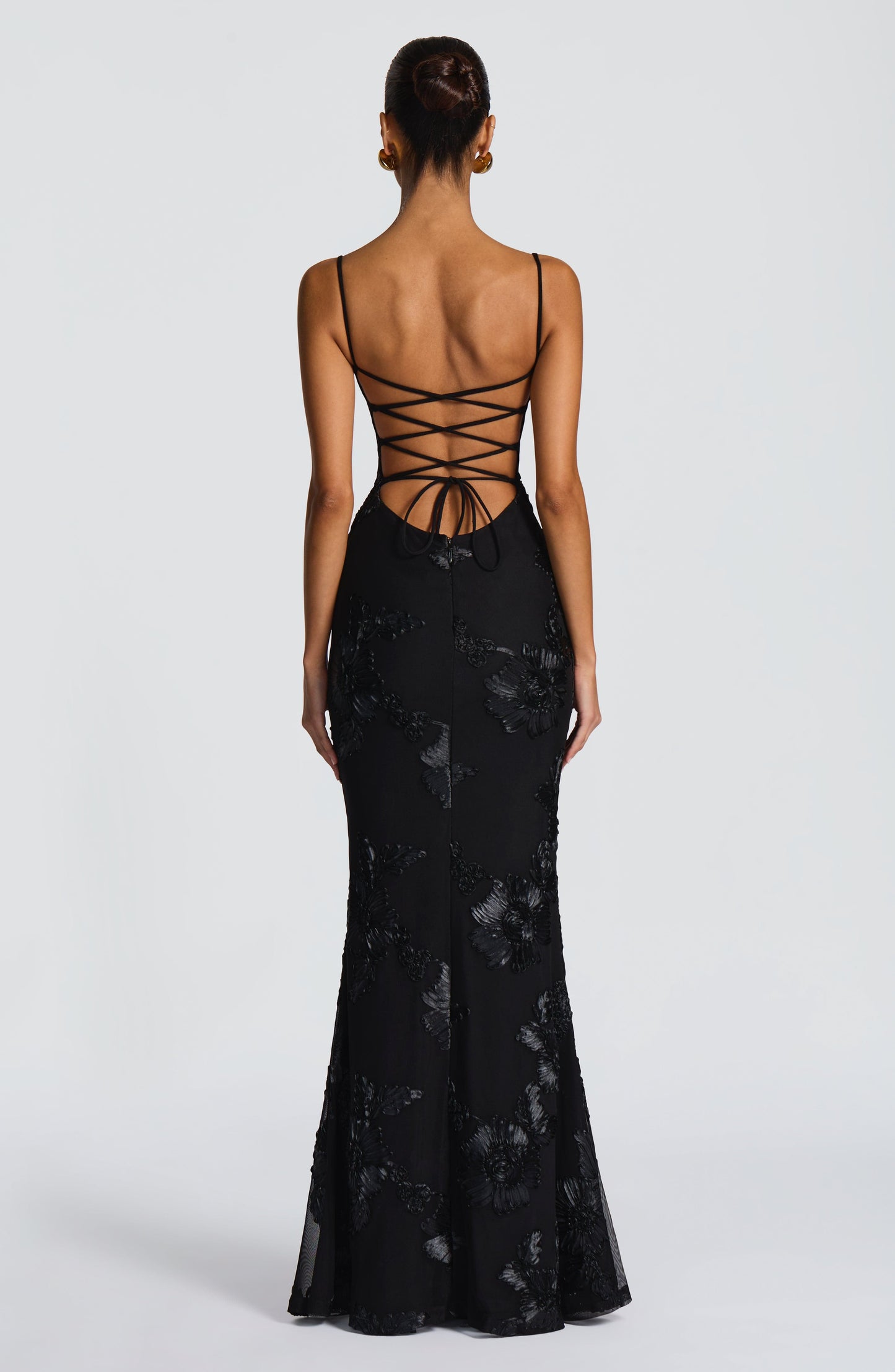 Vestido Raquel™ |  Vestido Maxi de Tirantes con Bordado Floral