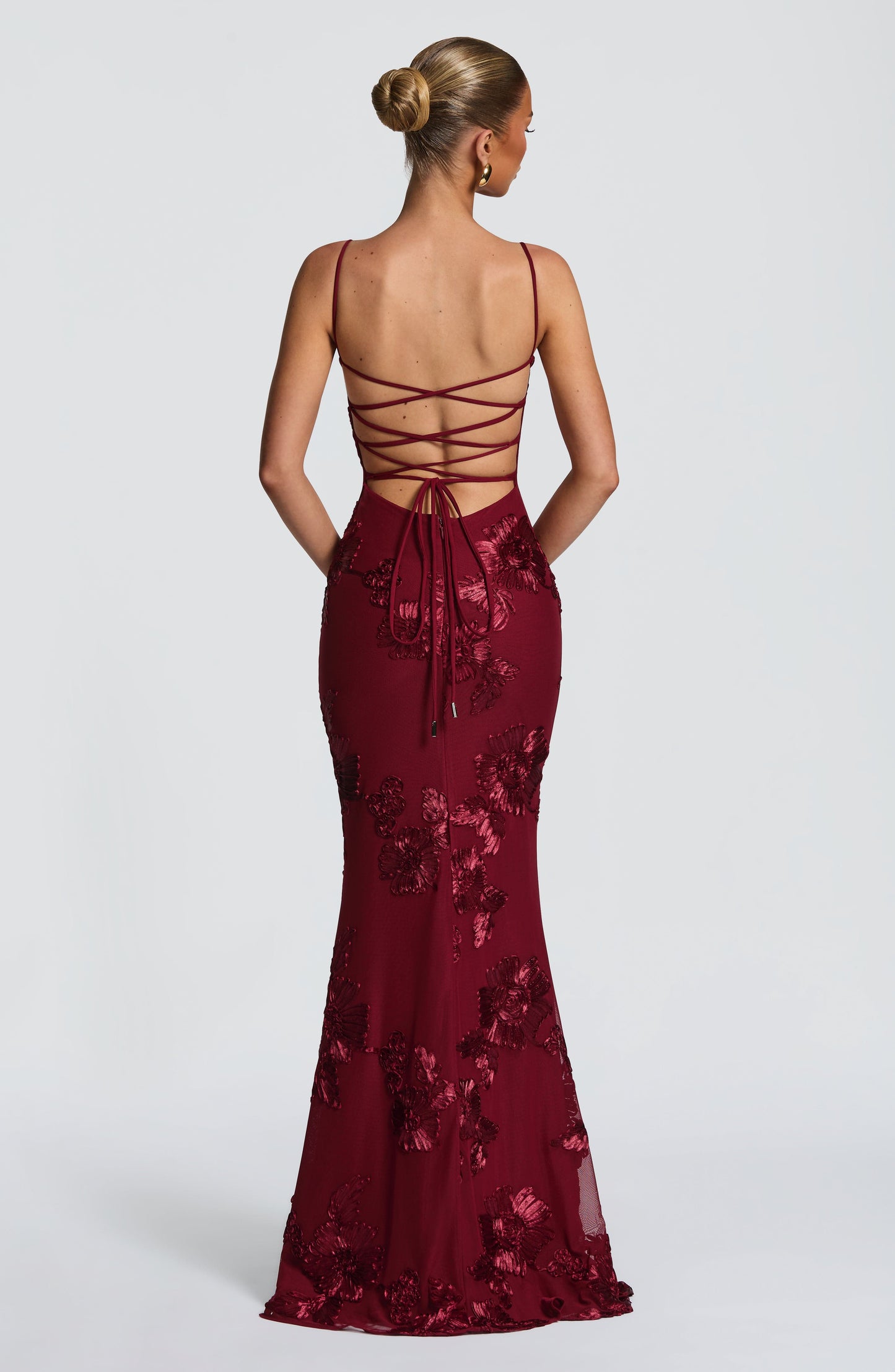 Vestido Raquel™ |  Vestido Maxi de Tirantes con Bordado Floral