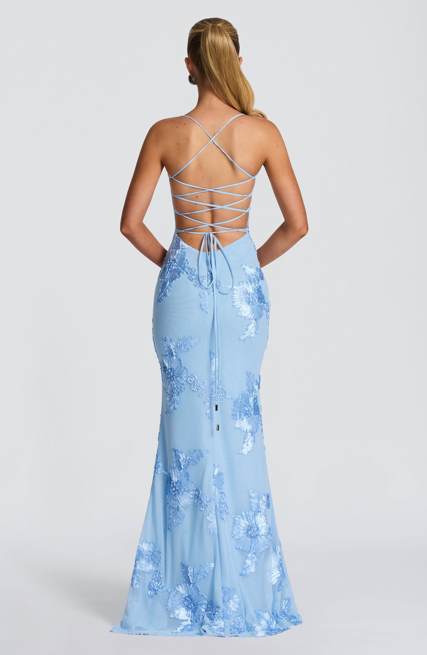 Vestido Raquel™ |  Vestido Maxi de Tirantes con Bordado Floral