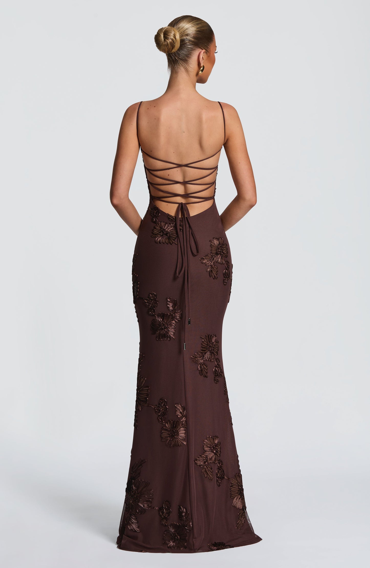 Vestido Raquel™ |  Vestido Maxi de Tirantes con Bordado Floral