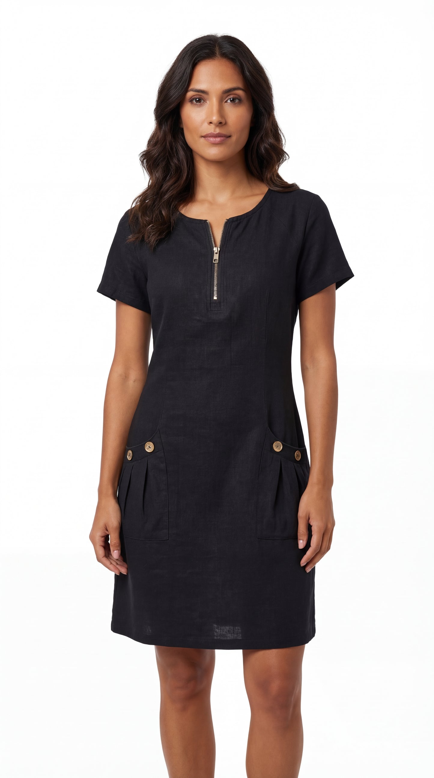 Vestido Formal con Cremallera