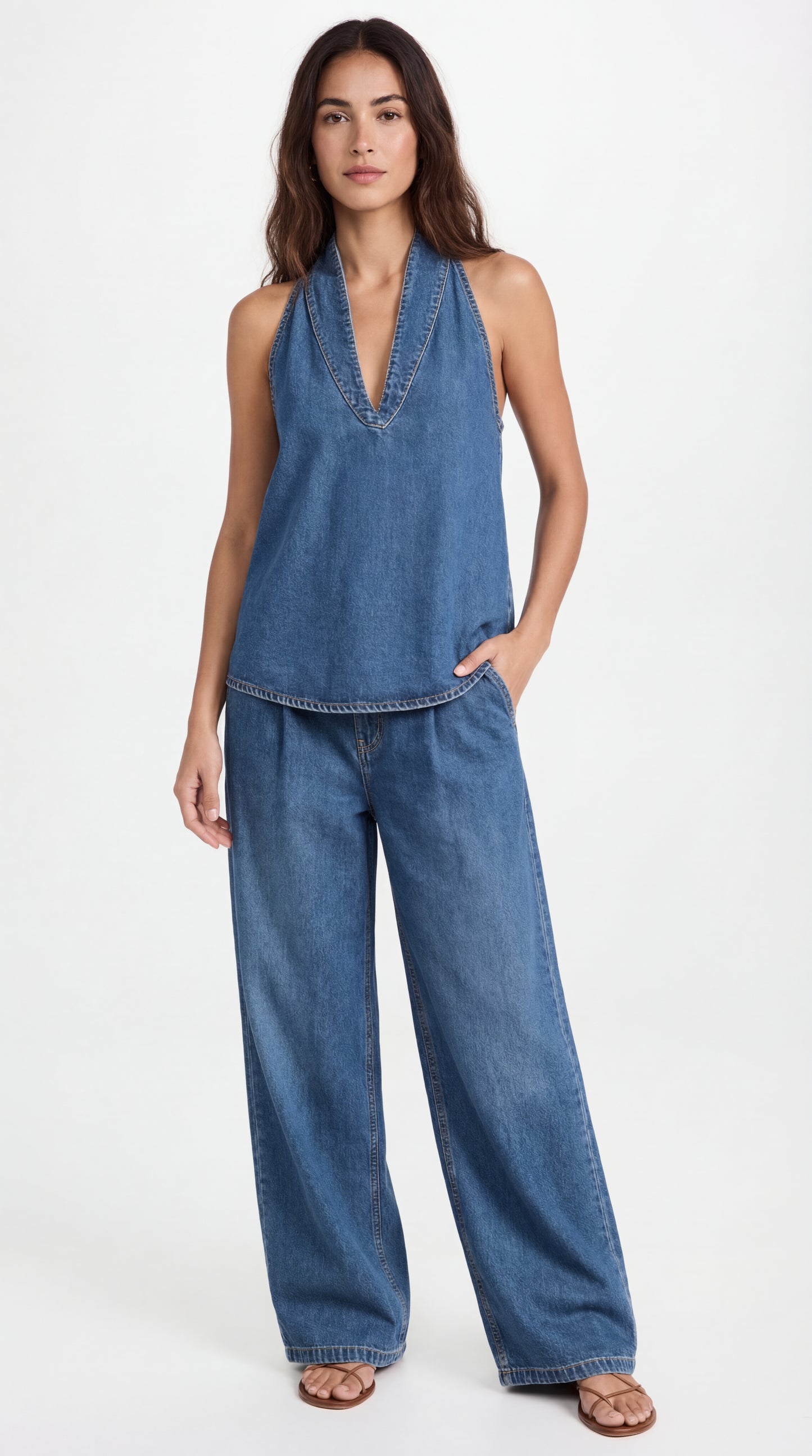 Conjunto Denim Elegante