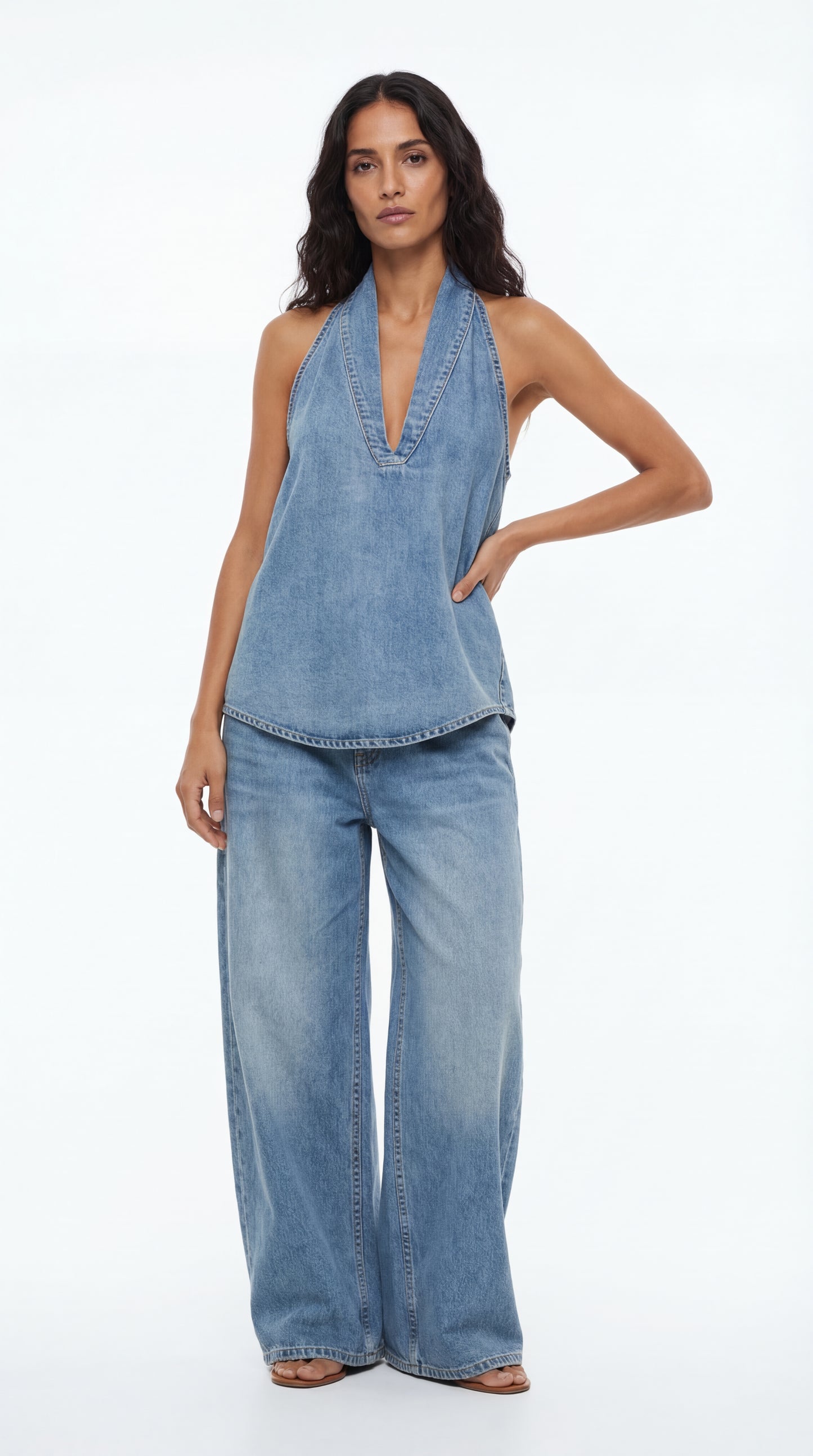 Conjunto Denim Elegante