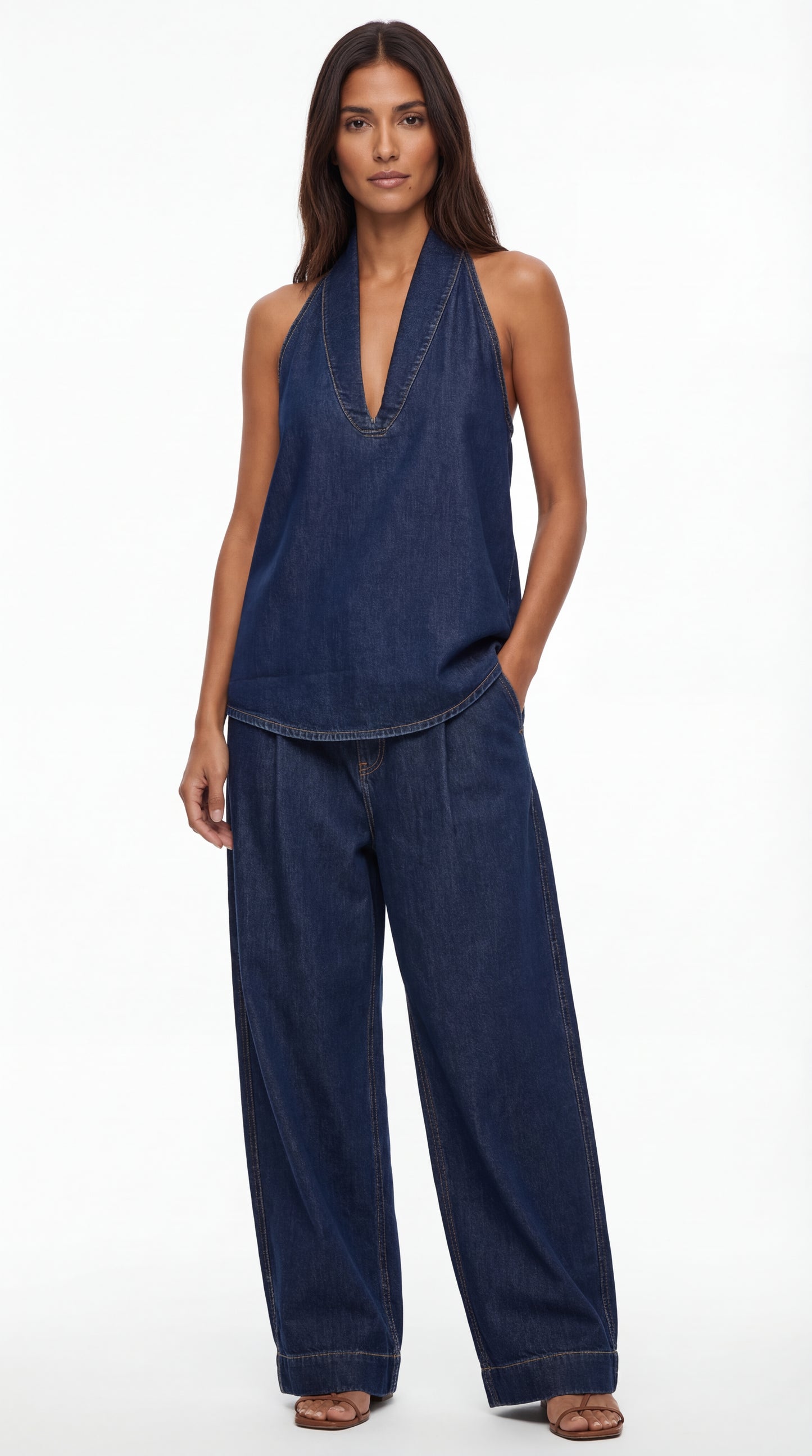 Conjunto Denim Elegante